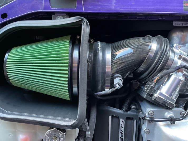 Dodge Redeye Carbon Fiber Intake System OEM Open air box system tube replacement preview
