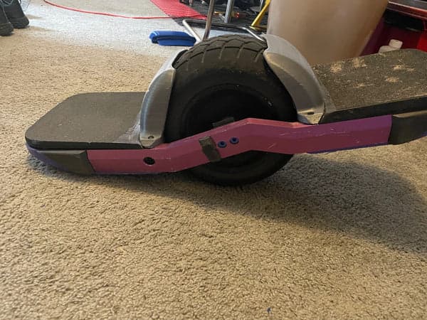 Lighting rail 1/2 fender (3D printed)