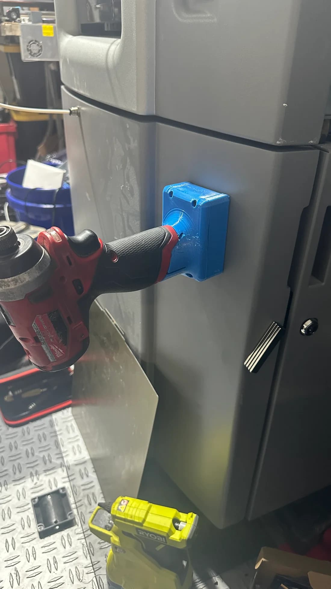 PRE ORDER! Milwaukee M12 5.0HO battery case with magnetic base.